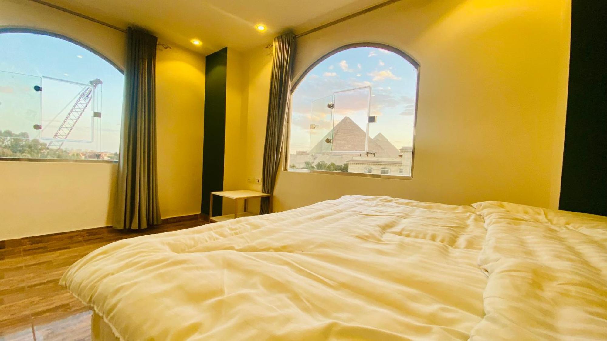 Oh Pyramids View Hotel Kafrat al Jabal Exterior foto