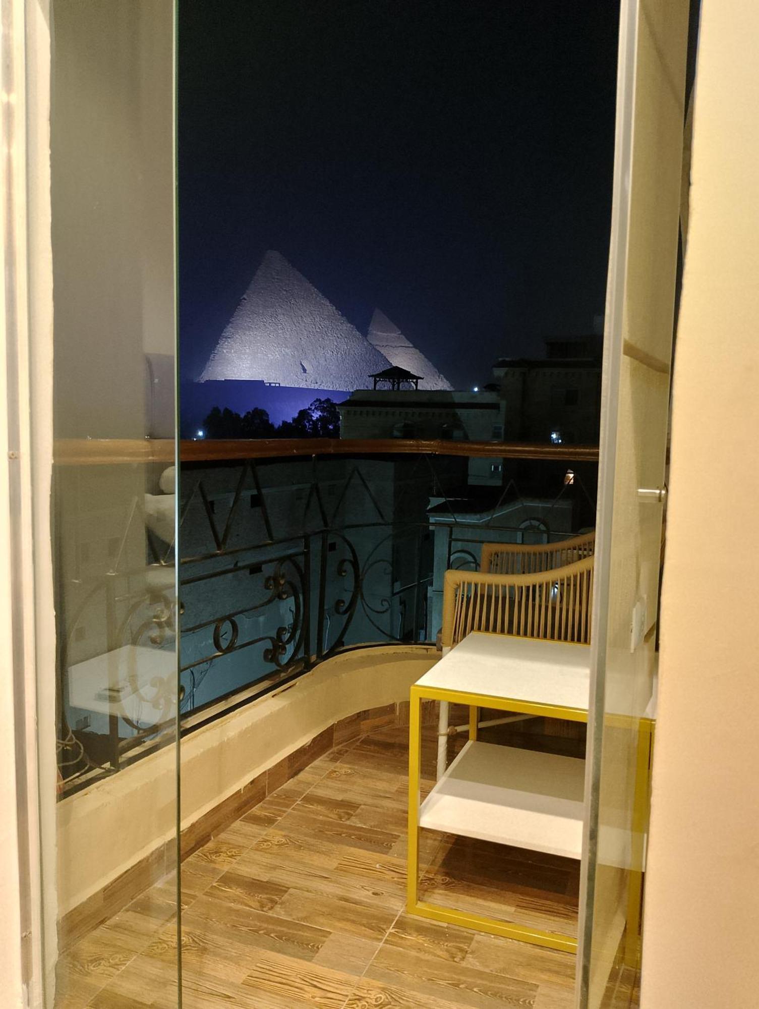 Oh Pyramids View Hotel Kafrat al Jabal Exterior foto